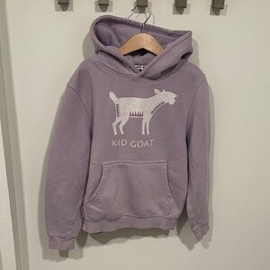 Kid Goat Purple Hoodie for Kids